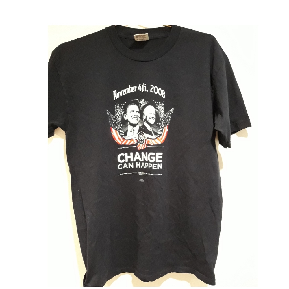 Barack Obama Joe Biden 2008 T-Shirt Size Large